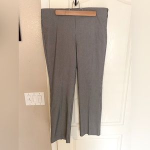 Size 14 WHBM Slim Fit Ankle Pant Stretch waist and side zip Herringbone pattern